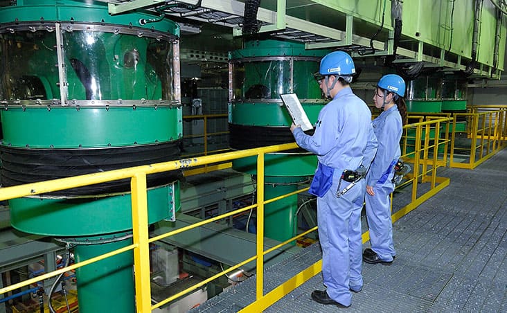 制御系ケーブルの点検