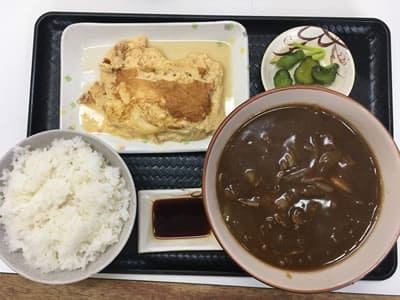 にしな-カレーうどんだし巻き定食