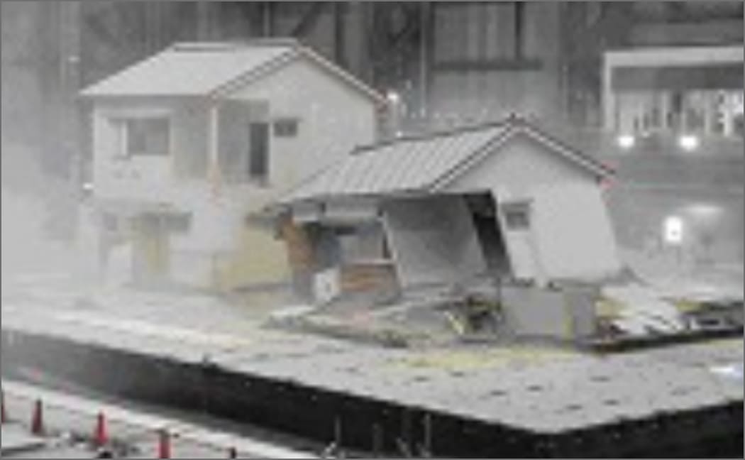 加震実験の様子